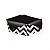 Forminhas para Doces Toalhinha Missoni Preto - 24 Un - Imagem 1