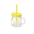 Caneca Baixa de Suco Amarelo 10x7,5x9 - 1 Unidade - Imagem 1