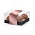 Rose Gold - Caixa Clean com Forminhas para 4 Doces Rosê Gold 8x8x4 - 4 Peças - Imagem 1