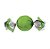 Embalagem Aluminio para Trufa Neon Verde 15X16 - 75 Un - Imagem 1