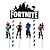 Festa Fortnite Battle Royale - Topo de Bolo Fortnite - 5 Un - Imagem 1
