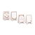 Kit Cavalete Decorativo De Mesa Oh Baby Girl - 2 Un - Imagem 1