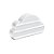 Letreiro Luminoso Nuvem Branco 14,5X3X8,5 - Imagem 2
