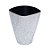 Vaso Decorativo Grande Prata 13X7,5X16,5 - Imagem 1