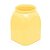 Vaso Decorativo Quadrado Grande Amarelo 10X10X13,7 - Imagem 1