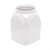 Vaso Decorativo Quadrado Grande Branco 10X10X13,7 - Imagem 1