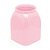 Vaso Decorativo Quadrado Grande Rosa 10X10X13,7 - Imagem 1