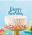 Vela Happy Birthday Dourado M - Imagem 2