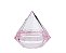 Caixinha Diamante Rosa 5,5 x 5,5 cm- 6 Unidades - Imagem 1