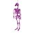 Enfeite Caveira Cores Diversas - Tam Aprox. 33 Cm - Imagem 4