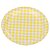 Prato Papel Xadrez Amarelo Junina - 10 Un - Imagem 2