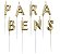 Vela Parabens Dourada - 8 Un - Imagem 2