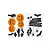 Kit Adesivo Decorativo de Vitrine Doces Ou Travessuras - Imagem 1