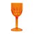 Taça de Vinho Esqueleto Laranja 8X8X17,5 - Imagem 1