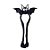 Tiara Morcego com Movimento Preto 56x26x20cm - 1 Un - Imagem 1