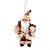 Boneco de Papai Noel com Galhos Secos Marrom de 15cm - Jogo com 3 Peças - Imagem 1