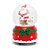 Globo Papai Noel Chaminé com Boneco Vermelho e Verde G - Imagem 1