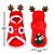 Natal Pet - Roupa Pet com Touca Rena Vermelho e Branco e Marrom - Imagem 4