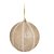 Bola de Natal Glitter com Listras Perola Nude 8cm - 6 Peças - Imagem 1