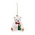 Enfeite para Pendurar - Urso Polar Branco e Verde - 1 Un - Imagem 1