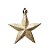 Enfeite para Pendurar Estrela Ouro - 6 Un - Imagem 2