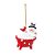 Enfeite para Pendurar - Boneco de Neve Banheira Vermelho e Branco - 2 Un - Imagem 1