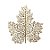 Galho com Folhas e Glitter Ouro (Galhos Curtos) - 1 Un - Imagem 1