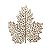 Galho com Folhas e Glitter Ouro (Galhos Curtos) - 1 Un - Imagem 2