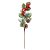 Galho Folhas com Frutas com Pinhas Vermelho e Verde - Imagem 1