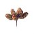 Pick com Pinhas Glitter Marrom (Picks) - 6 Un - Imagem 1