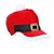 Bone Natalino Vermelho e Branco e Preto - Imagem 1