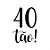 Lettering Transfer para Balão 40 Tão P - Imagem 2