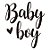 Lettering Transfer para Balão Baby Boy P - Imagem 1