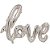 Balão Metalizado Love Pacote Silver 32''X35'' - Imagem 1