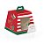 Caixa Para Mini Panetone com Visor Ho Ho Ho P 11x11x10cm 100g - 10 Un - Imagem 1