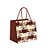 Sacola Premium Ombre Marrom 22X16,5X20 com 1 Un - Imagem 1