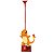 Festa Pokémon - Enfeite de Mesa Porta Balão Charmander - Imagem 1