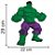 Painel Pequeno para Decoração Festa Vingadores Hulk - 1 Un - Imagem 2