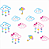 Aplique Impresso para Decoração Festa Chuva de Amor - 12 Un - Imagem 4