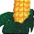 Aplique para Decoração Junina Milho em EVA Glitter - 5 Un - Imagem 6