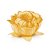Forminha para Doce Flora Amarelo Pastel - 30 Un - Imagem 1