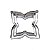 Cortador Inox Flor - 3 Un - Imagem 1