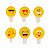 Vela Emojis - 6 Un - Imagem 1