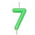 Vela Verde Neon Número 7 - Imagem 1