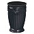 Cachepot Floral Preto M 11,5x11,5x16,5cm - 1 Un - Imagem 1