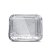 Marmitinha Prata com Tampa Transparente M 8,5x6,5x2,5 - 12 Un - Imagem 1