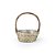 Cesto vime Oval Cartago - P 26x17x10,5 - Imagem 1