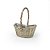 Cesto vime Oval Curvado com Alça Cartago - M 30x25x15 - Imagem 1