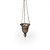 Suspenso Metal Arabesco Gold 15x15x20,5 - Imagem 1