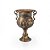 Vaso  Gomos Metal Alto Gold 36x29x52 - Imagem 1